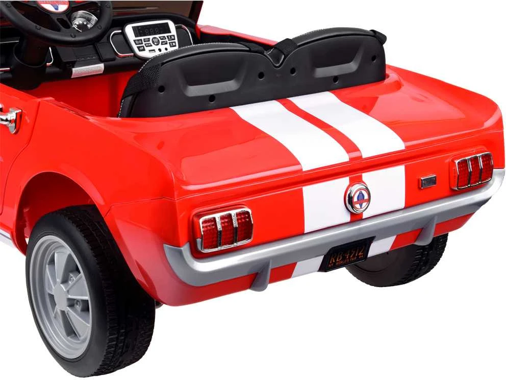 Jokomisiada Vaikiškas baterijomis varomas automobilis SHELBY GT 350 classic DVIESEITIS PA0336