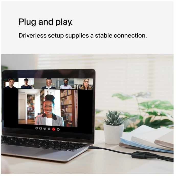 Belkin USB-C eterneto adapteris 100W PD