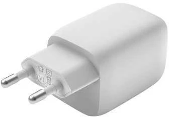 Įkroviklis - Belkin WCH013vfWH 65W GaN Dvigubas USB-C Baltas