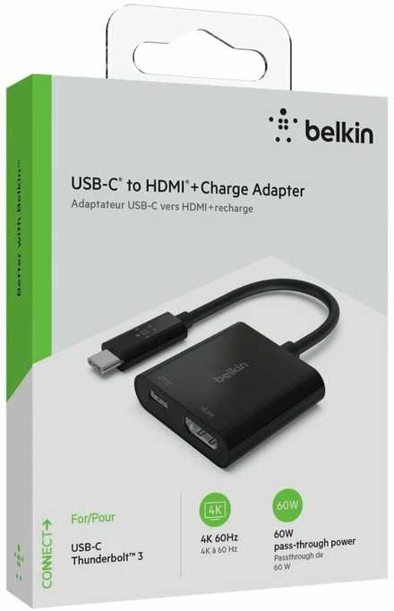 Belkinas | USB-C į HDMI + maitinimo adapteris | USB-C į HDMI
