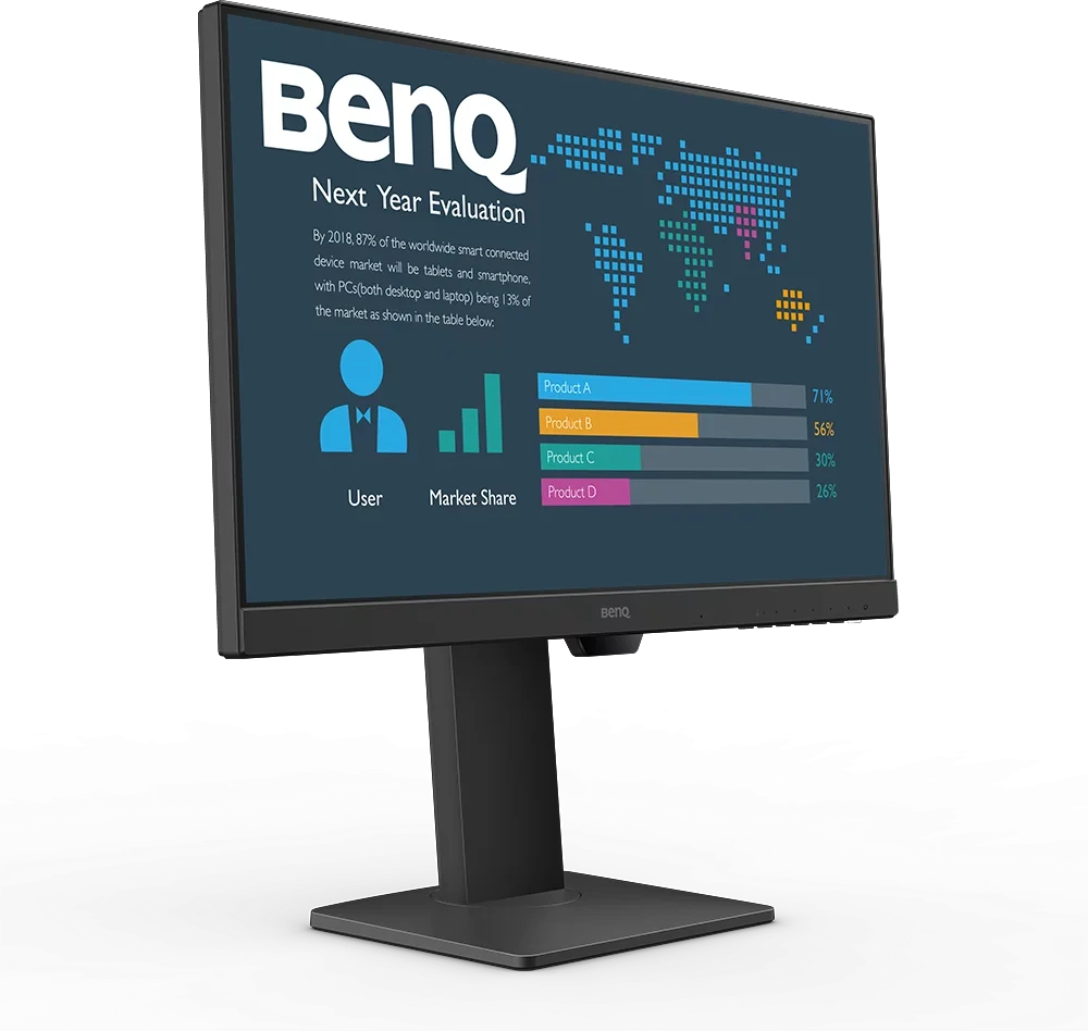Monitorius Benq | BL2486TC | 23.8 " | IPS | 16:9 | 100 Hz | 5 ms | 1920 x 1080 pikselių | 250 cd/m² | HDMI jungtys quantity 1 | Juodas | Garantija 36 mėn.