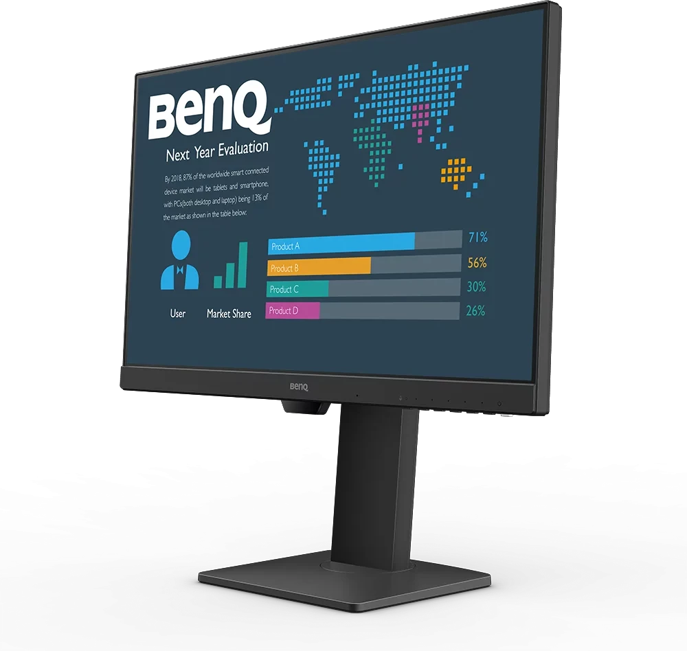 Monitorius Benq | BL2486TC | 23.8 " | IPS | 16:9 | 100 Hz | 5 ms | 1920 x 1080 pikselių | 250 cd/m² | HDMI jungtys quantity 1 | Juodas | Garantija 36 mėn.