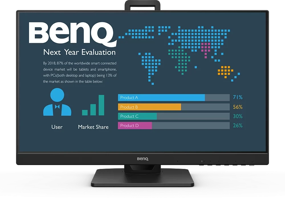 Monitorius Benq | BL2486TC | 23.8 " | IPS | 16:9 | 100 Hz | 5 ms | 1920 x 1080 pikselių | 250 cd/m² | HDMI jungtys quantity 1 | Juodas | Garantija 36 mėn.