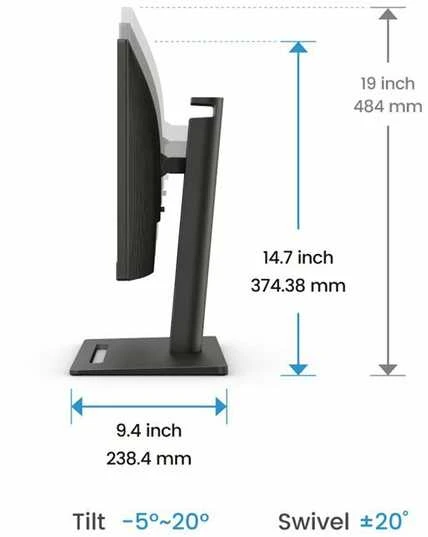 Monitorius BENQ GW2490T 24" FHD IPS HAS HDMI/DP