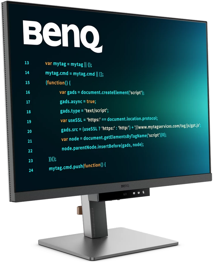 Monitorius BENQ RD280U 28,2 colio IPS 3840x2560 350cd/m2 5ms HDMI 2.0 DP USB tipas C PD90W HUB USB KVM Aukštis