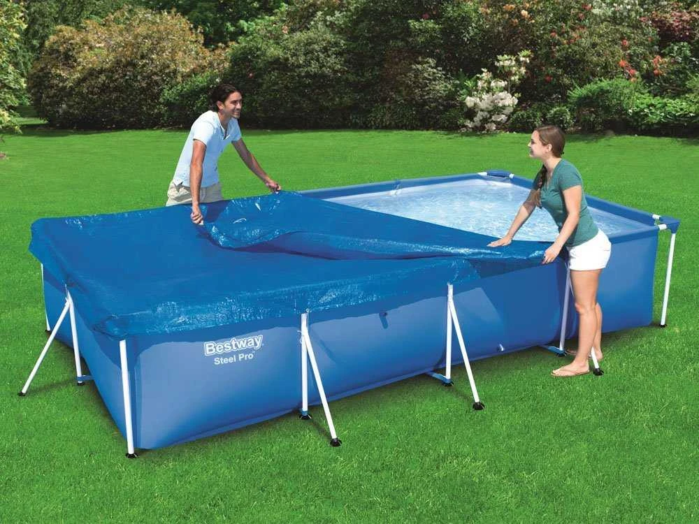 „BestWay“ baseino danga „Flowclear“ (4,00 m x 2,11 m) Mėlyna
