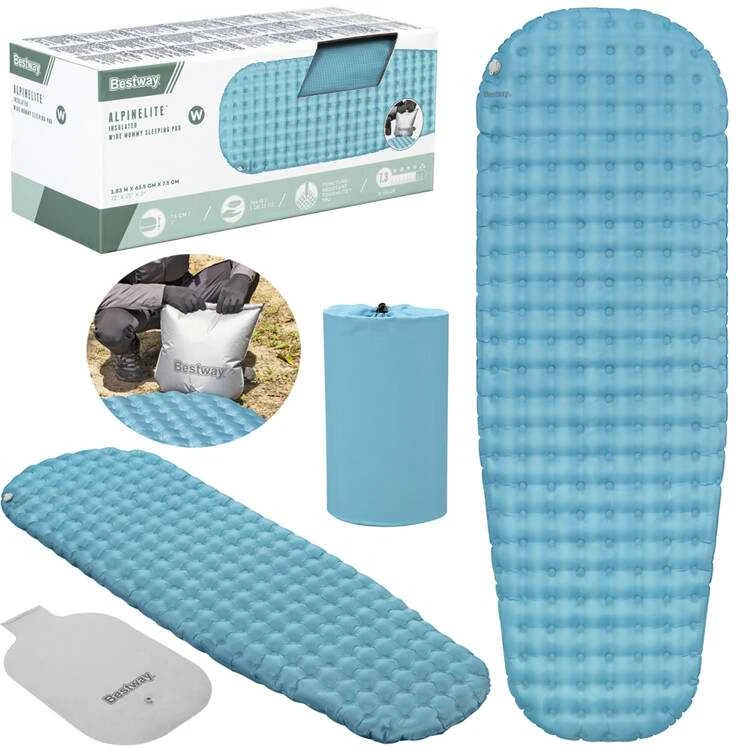 Bestway čiužinys AlpineLite miegmaišiui 183 x 63,5 x 7,5 cm 69613