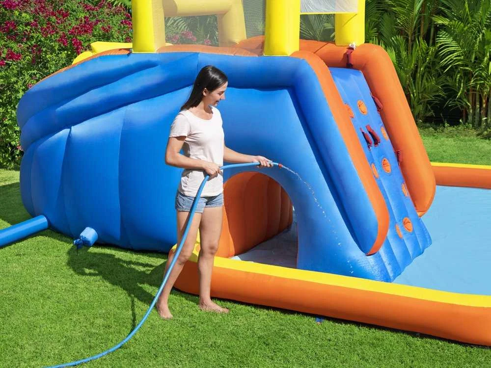 Bestway didžiulė VANDENS ŽAIDIMŲ AIKŠTELĖ 551x502x265cm čiuožykla 53377