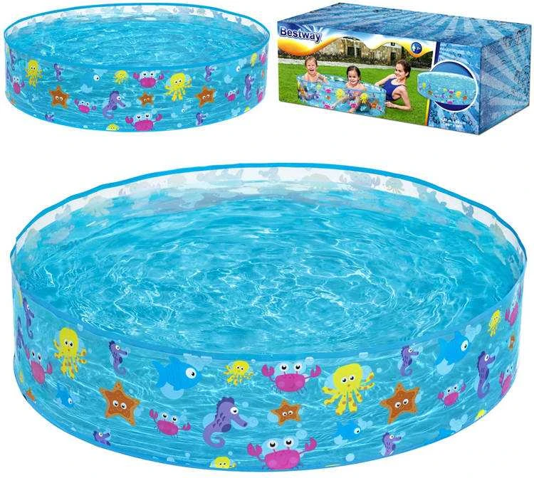 BESTWAY baseinas Spindinti jūra, skersmuo 1.22m x H25cm, 55028