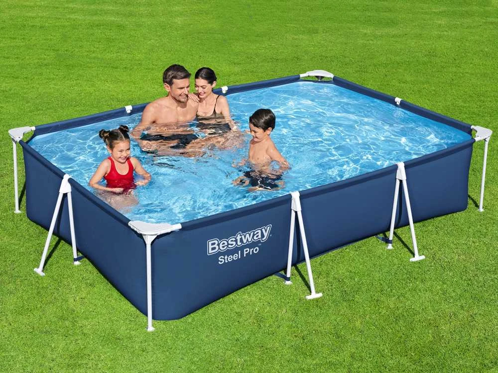 Baseinas karkasinis Bestway Steel Pro 56411, mėlynas, 3300 l