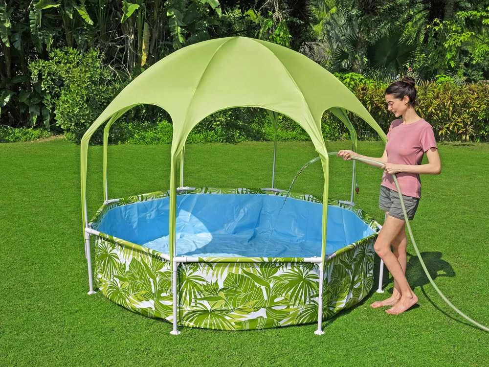 Sodo baseinas vaikams Bestway, 244 x 51 cm, žalias