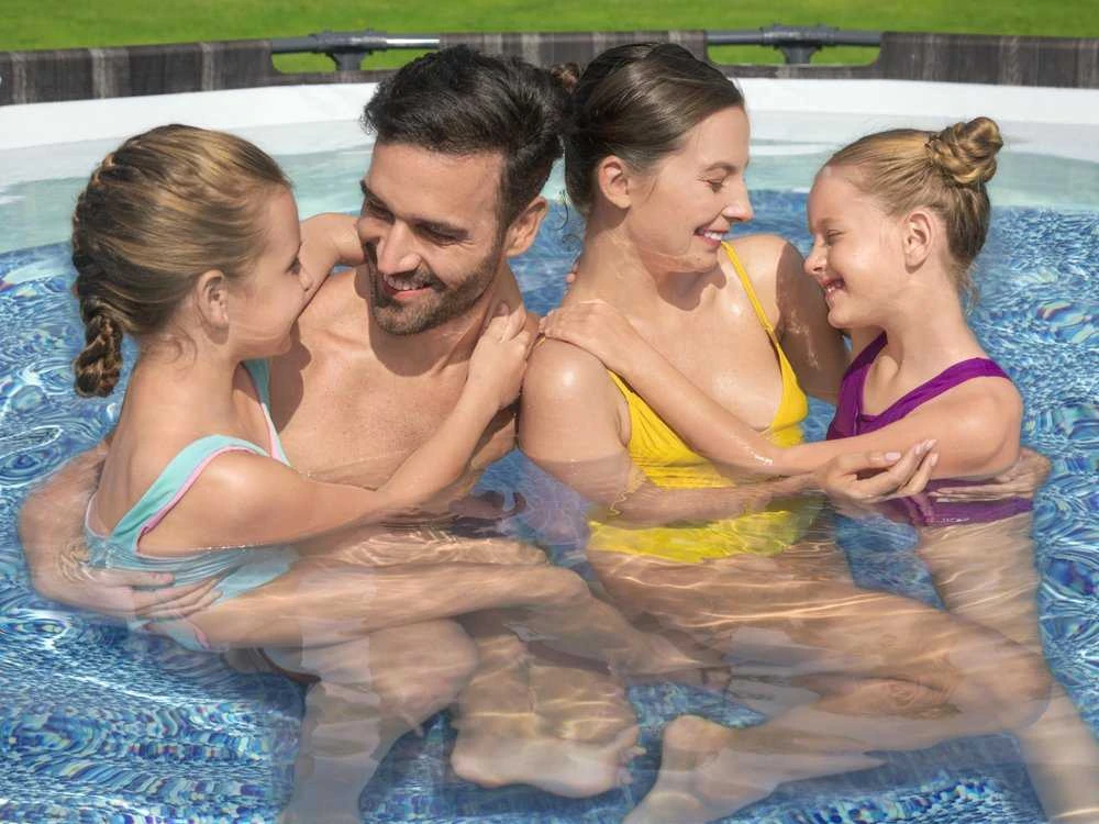 Rėminis baseinas 12FT 366x100 cm Plieninis Pro Max BESTWAY