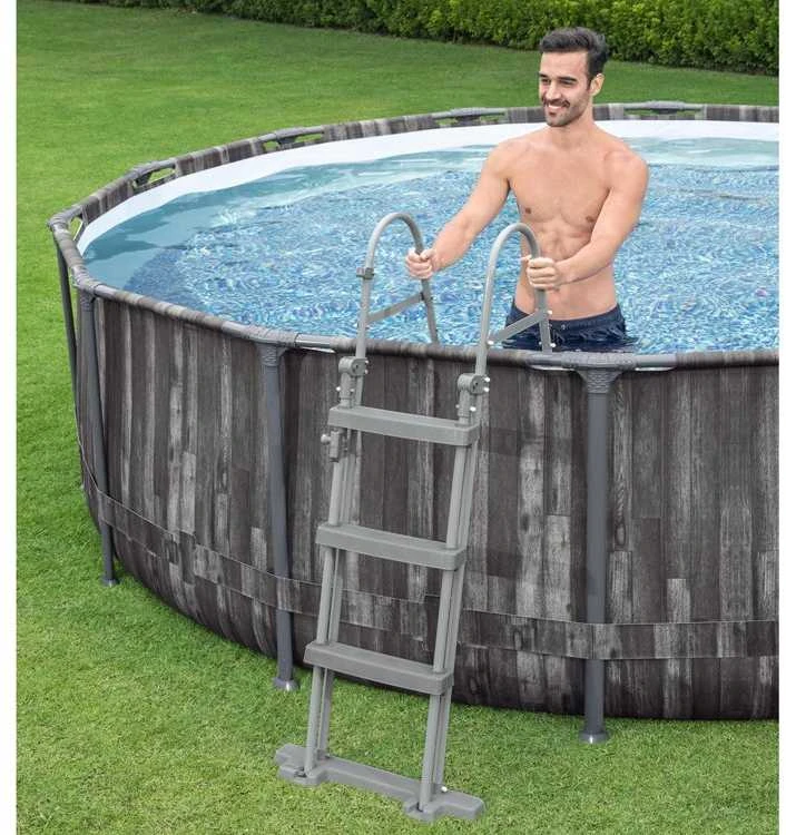 Rėminis baseinas 12FT 366x100 cm Plieninis Pro Max BESTWAY