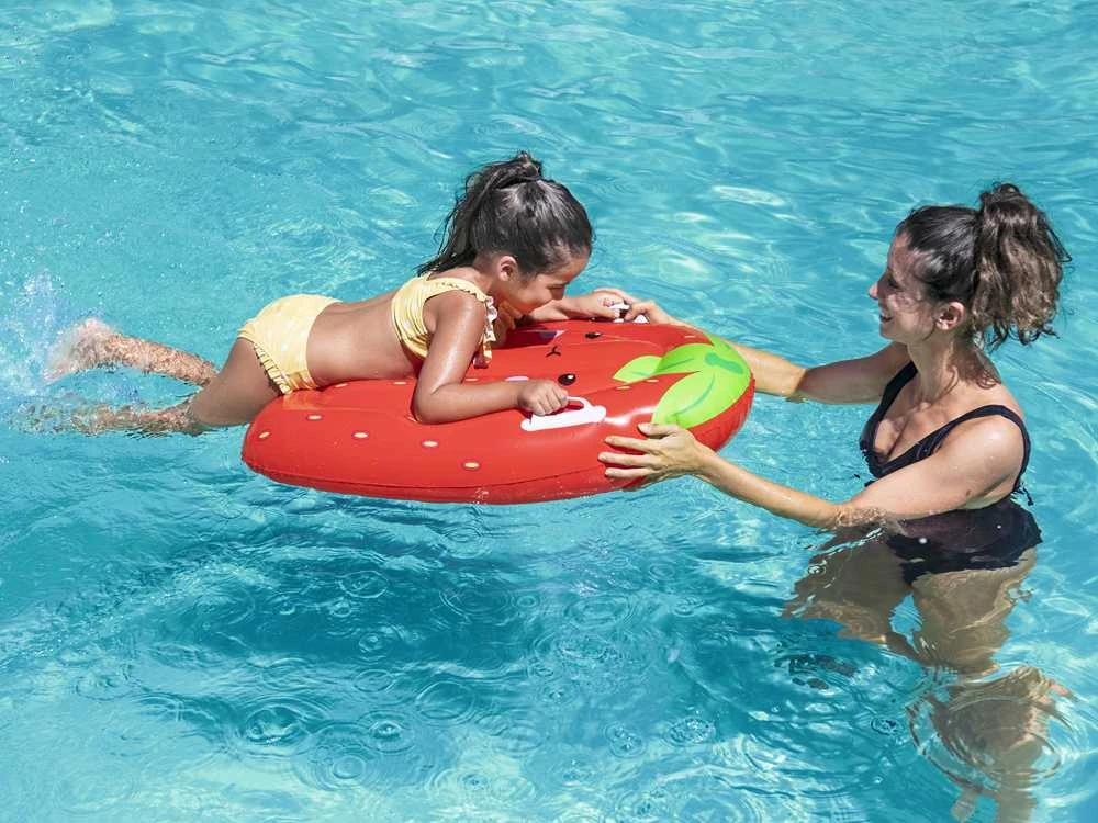 BESTWAY pripučiamas plaustas Surf Buddy 84cm x 56cm, assort., 42049