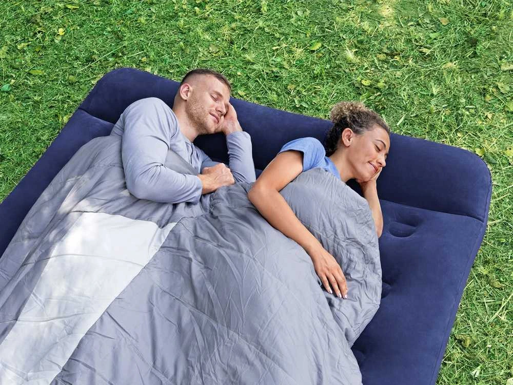 Bestway Air Mattress Queen pripučiamas čiužinys su įmontuota pompa 203x152 67226
