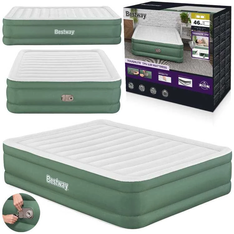 "Bestway" pripučiamas dvivietis pripučiamas čiužinys 203x152x46cm 69646