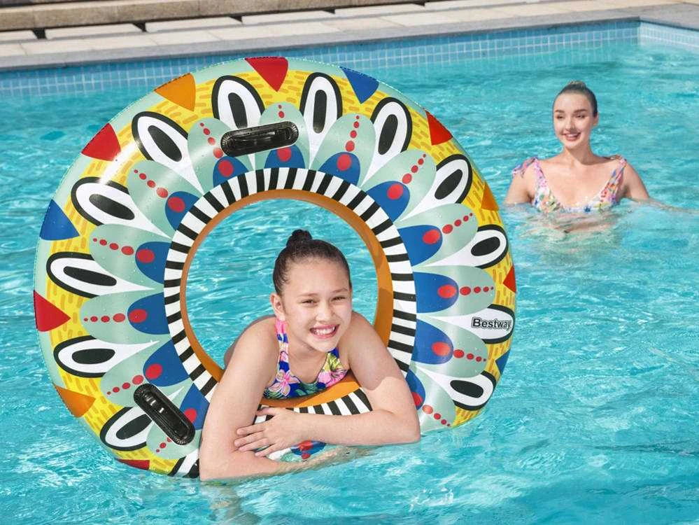 Pripučiamas plaukimo ratas Bestway, 107 cm