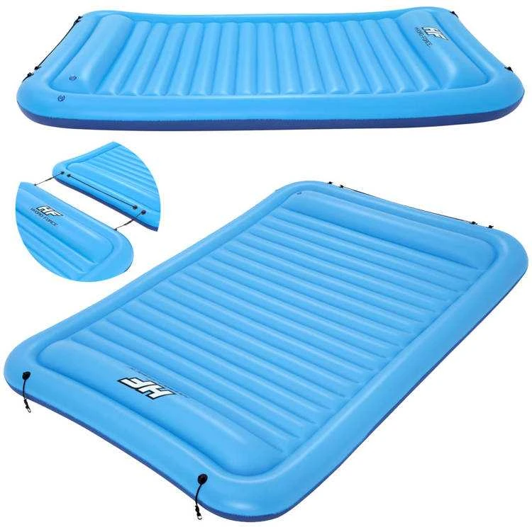 Bestway PLAUKIOJANTI SALA pripučiamas vandens čiužinys 4 asmenims 360 kg 269 x 183 cm 43542