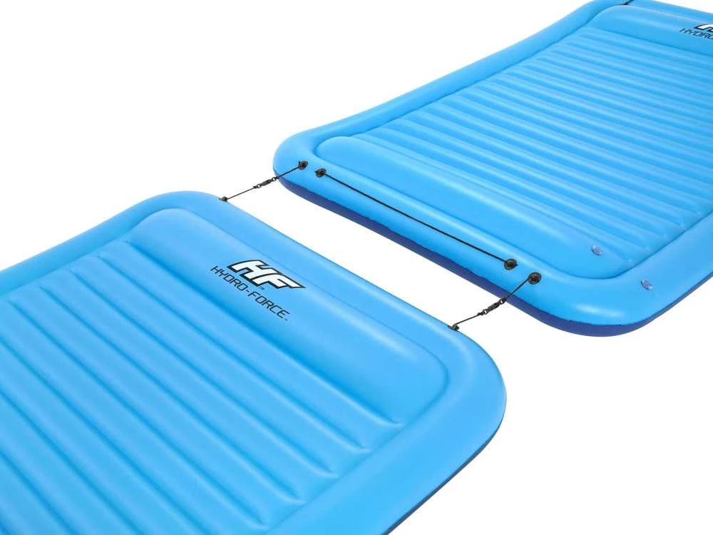 Bestway PLAUKIOJANTI SALA pripučiamas vandens čiužinys 4 asmenims 360 kg 269 x 183 cm 43542