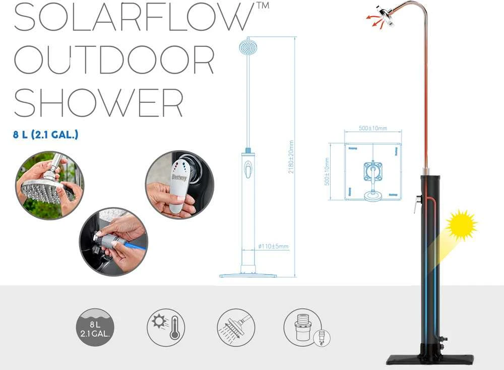 Lauko dušai Bestway Solarflow 58694, 218 cm
