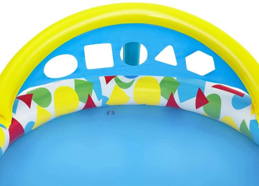 BESTWAY pripučiamas baseinas Splash & Learn, 1.20m x 1.17m x 46cm, 52378
