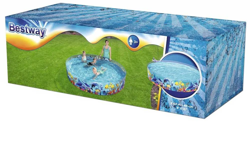 BESTWAY baseinas Odisėja, skersmuo 2.44m x H46cm, 55031