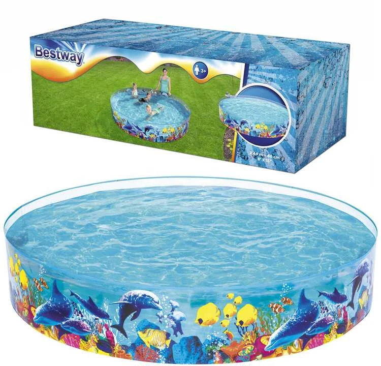 BESTWAY baseinas Odisėja, skersmuo 2.44m x H46cm, 55031