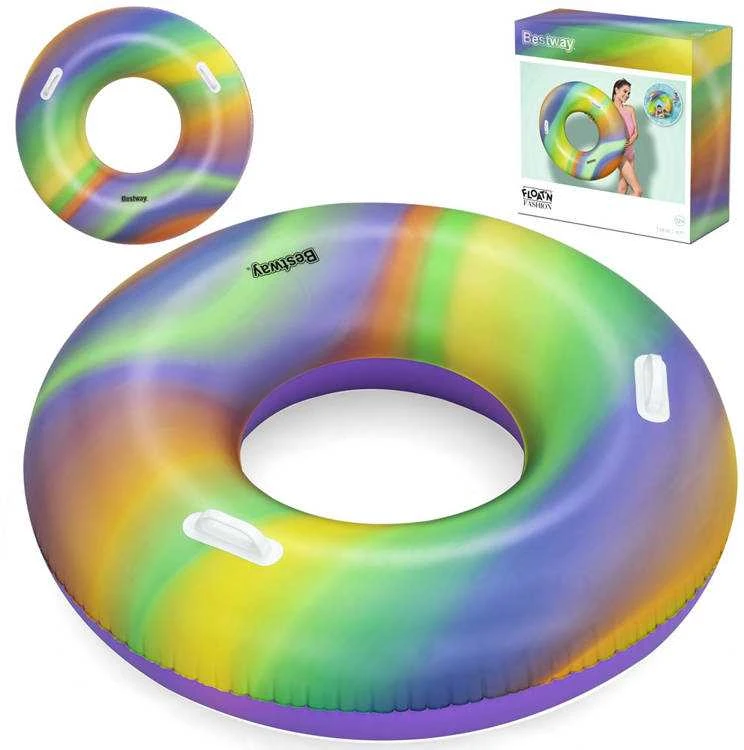Plaukimo ratas Bestway Rainbow, Ø 119 cm
