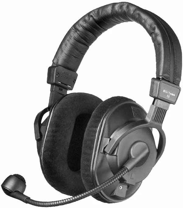 Beyerdynamic | Broadcast Ausinės with Dynamic Mikrofonas | DT 290 MK II | su laidu | Over-Ear | Juodas | Noise canceling