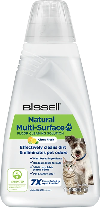 Natūralus grindų valymo skystis Bissell Natural Multi-Surface Pet, 1 L