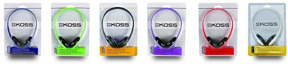 Koss | Ausinės | KPH7b | su laidu | Ant ausų uždedamos | Mėlyna