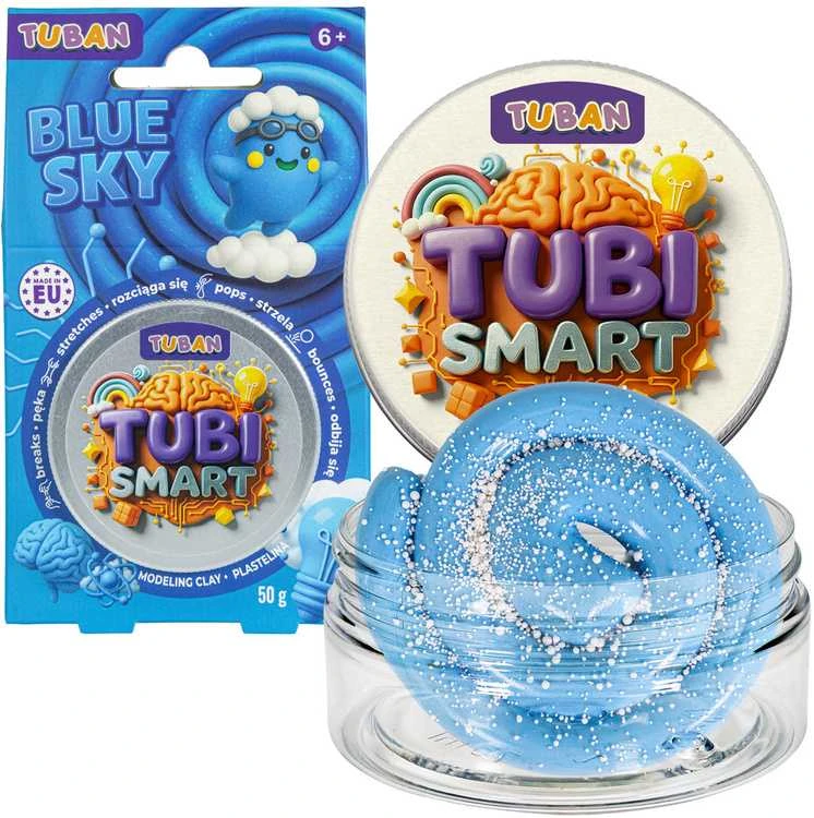 Tuban Tubi Smart - Modeliavimo masė - Mėlynas dangus (50 g)