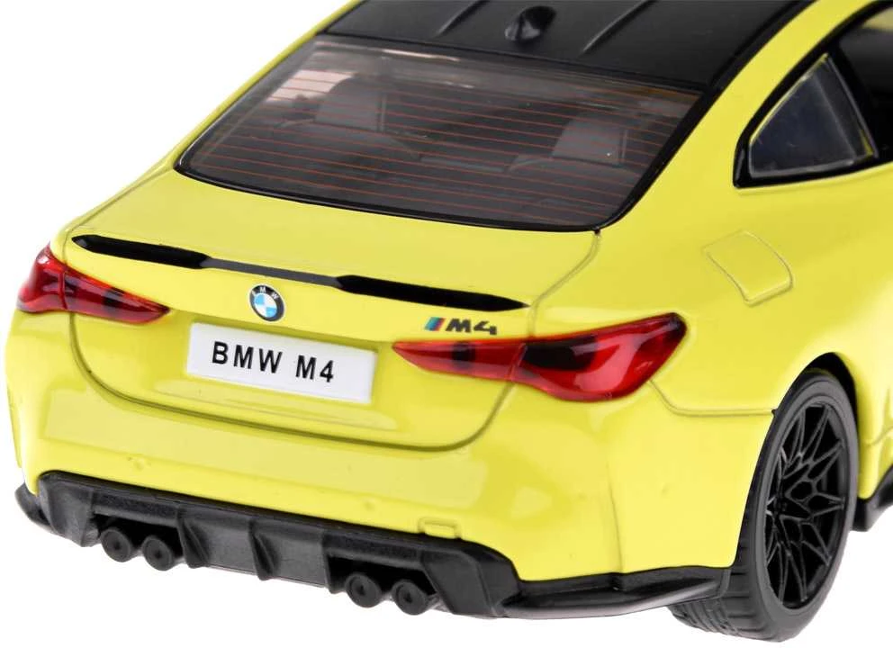 Jokomisiada Metalo automobilio modelis BMW M4 skalė 1:32 Šviesos ZA4617 garsai