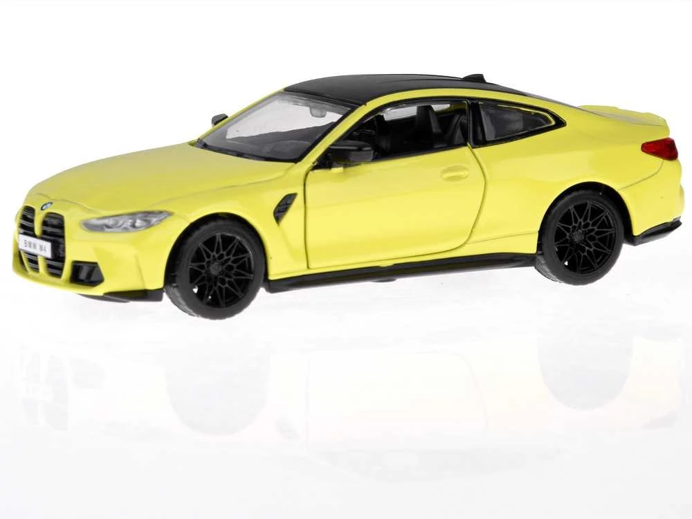 Jokomisiada Metalo automobilio modelis BMW M4 skalė 1:32 Šviesos ZA4617 garsai