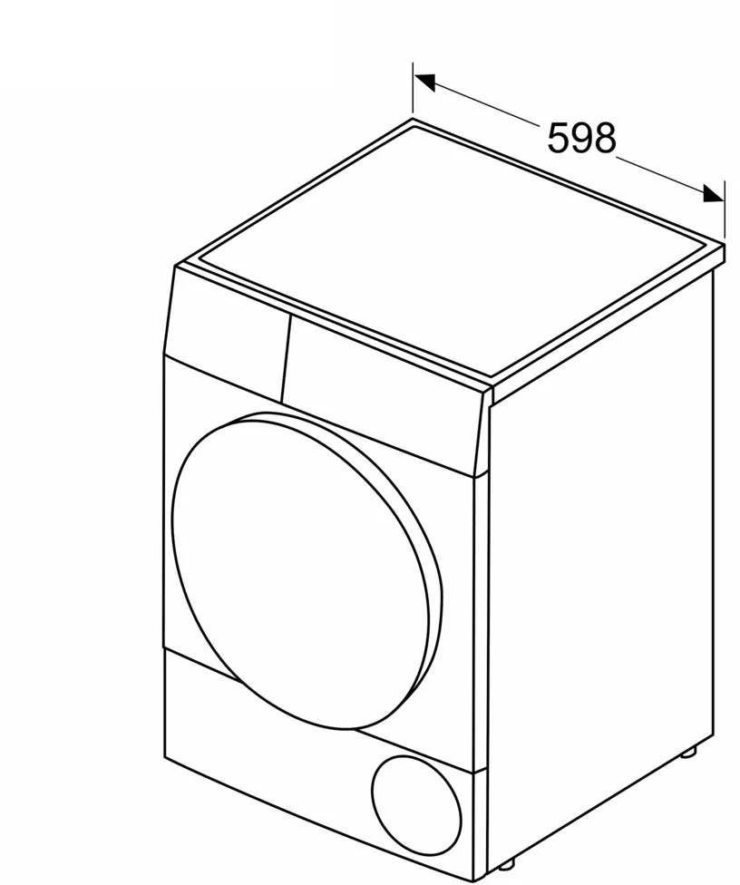 „Bosch“ džiovyklė su šilumos siurbliu | WQG245DXSN | Energijos vartojimo efektyvumo klasė C | Priekinis pakraunamas | 9kg | Kondensacija | LCD | Gylis 61,3 cm | Pilkas
