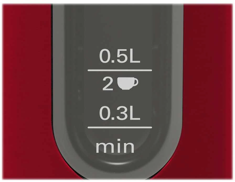 Virdulys Bosch DesignLine TWK4P434, raudonas