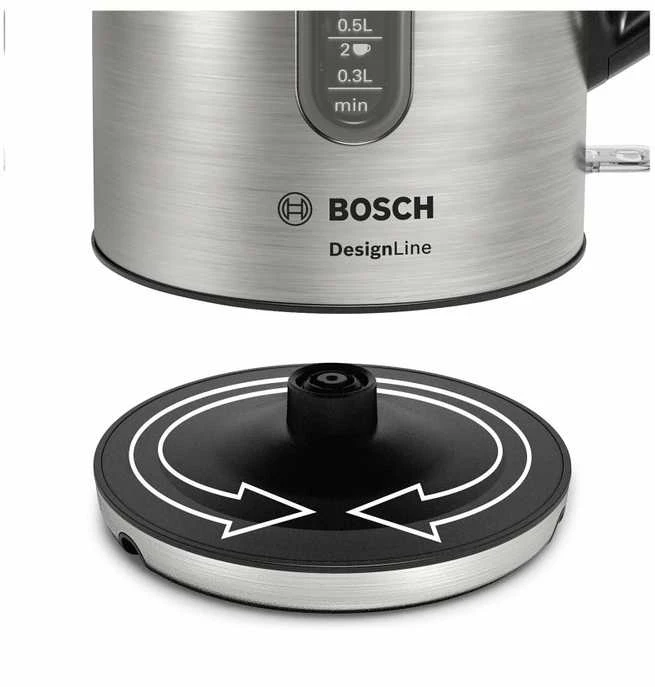 Virdulys Bosch DesignLine TWK4P440, nerūdijančio plieno