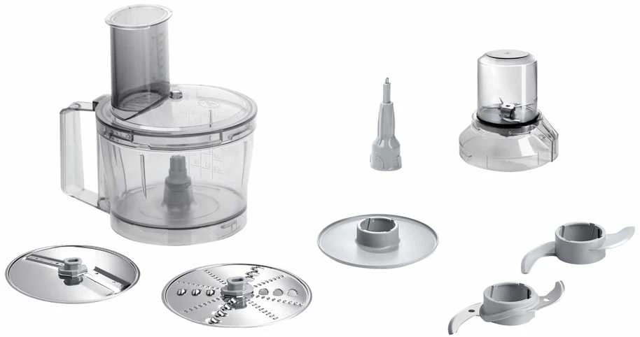 Virtuvinis kombainas Bosch MCM3401M Virtuvės kombainas, MultiTalent 3, 800 W, Juoda, šiaušto nerūdijančio plieno