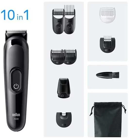 AIO3560 Braun Kirpimo Rinkinys Viskas Viename 10in1