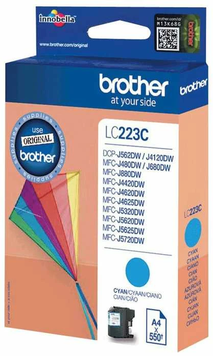 Brother LC-223C | Rašalo kasetė | Žydra spalva