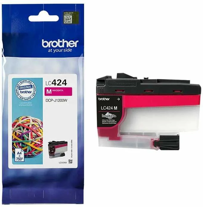 Brother LC-424M | Rašalo kasetė | Magenta