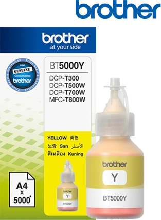 Brother Brolis BT5000Y | Rašalo kasetė | Geltona