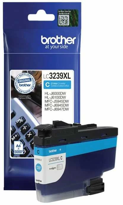 BROTHER LC3239XLC TONERIS HIGH CYAN 5000