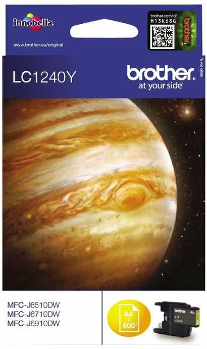 Brother Brolis LC-1240Y | Rašalo kasetė | Geltona