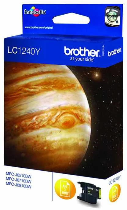 Brother Brolis LC-1240Y | Rašalo kasetė | Geltona
