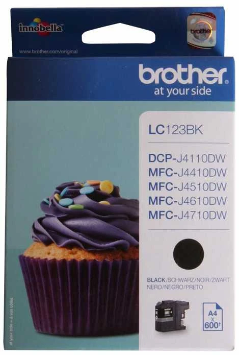 Brother LC123BK | Ink Cartridge | Juodas
