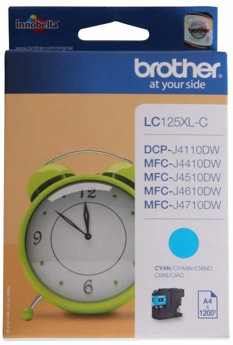 Brother LC125XLC | Rašalo kasetė | Žydra spalva