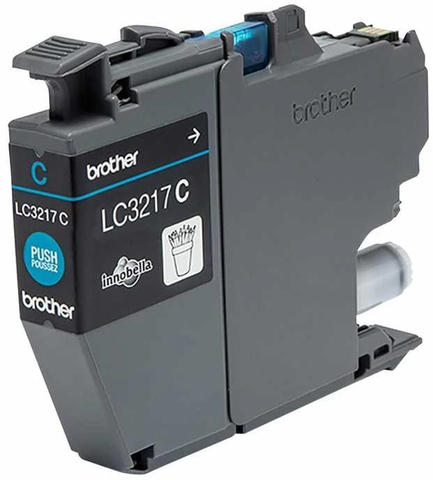 BROTHER LC3217C žydro rašalo kasetė, 550 psl.