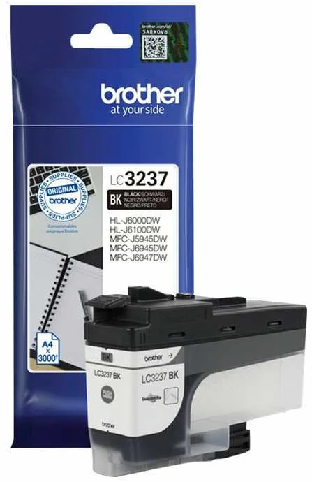 BROTHER LC3237BK TONERIS Juodas 3000