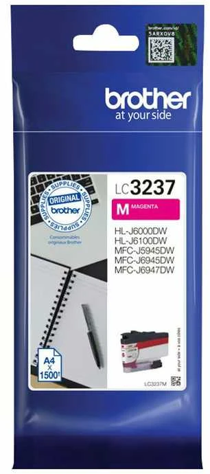 BROTHER LC3237M TONERIS MAGENTA 1500
